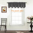 Turquoize Blackout Curtain Valances for Kitchen Windows/Bathroom/Bedroom Privacy Decorative Rod Pocket Short Scalloped Window Valance Curtains, 52...