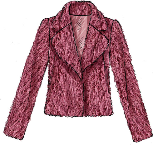 McCall Pattern McCall's Learn Women's Waist and Thigh Length Coat, Sizes Sewing Pattern, Xs-s-m-l-xl...