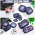 Weewooday 4 Pcs Mesh Makeup Bag Mesh Cosmetic Bag Travel Toiletry Bag Pouch with Zipper Mini Portable Makeup Cosmetic Travel Toiletry Purse Bag fo...