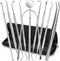 Dental Tools,10 Pcs Plaque Remover for Teeth, Stainless Steel Dental Hygiene Tool Set with Dental Pick for Teeth Cleaning Kit, Tooth Scraper, Tong...