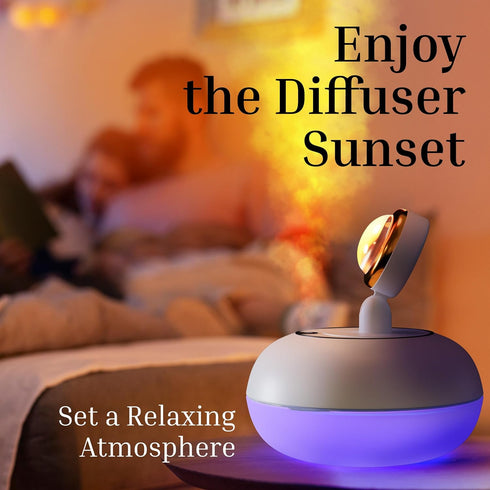 Essential Oil Diffuser, Upgraded Diffusers for Essential Oils Aromatherapy Diffuser Cool Mist Humidifier with Colors Lights Waterless Auto Off for...