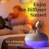Essential Oil Diffuser, Upgraded Diffusers for Essential Oils Aromatherapy Diffuser Cool Mist Humidifier with Colors Lights Waterless Auto Off for...