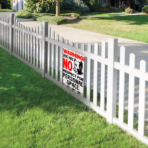 Beware Of Dog Signs For Fence Dog Has No Respect For Personal Space Tin Sign Dog Guard Warning Metal Signs Funny Security Sign Outdoor Decor Gifts...