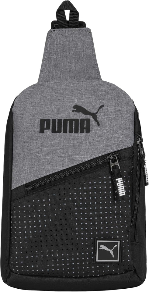 PUMA EVERCAT SIDEWALL SLING BACKPACK, One Size, Heather Grey...