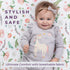 Pobibaby - 2 Pack Premium Bassinet Sheets for Standard Bassinets - Ultra-Soft Premium Knit, Stylish Floral Pattern, Safe and Snug for Baby (Allure...