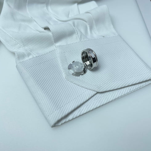button covers for mens shirts button cover cufflinks cat eye button cover Diameter 1.75cm (silvery Black Diameter 1.75cm)...