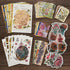 Vintage Scrapbooking Supplies Kit Vintage Stickers for Scrapbooking Journaling Aesthetic Paper Stickers Material Ephemera Pack for Junk Journal Bu...