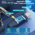 ?MFi Certified?iPhone 15 Fast Car Charger, Linocell 72W Dual PD Car Power Cigarette Lighter USB-C Fast Car Charge Adapter+2Pack Type-C Braided Cab...