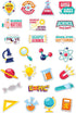 Laminated Science Classroom Bulletin Board Decorations - 25 pcs - Printed Both Sides...