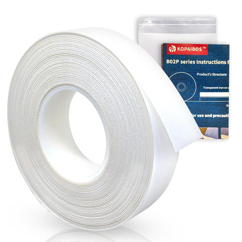 KEPAIBOS Double Sided Iron On Adhesive Hem Tape with Backing Easy-Iron Washable Fusible No Sew Tape for Fabric (Lightweight, 1 Inch 54 Yards)...