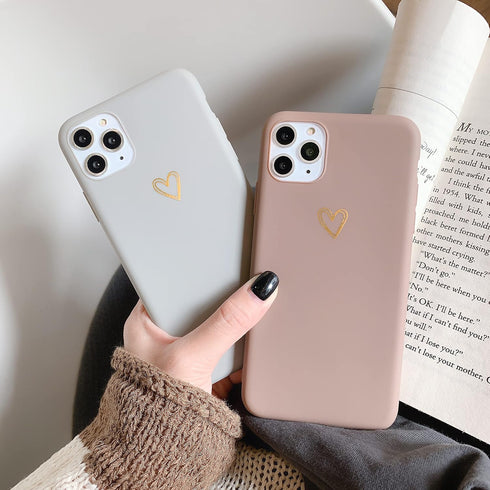 Compatible with iPhone 7/8/SE 2020 Case for Women Girls, Soft Flexible Durable Cute Heart Pattern Slim Thin TPU Shockproof Case for iPhone 7/8/SE ...