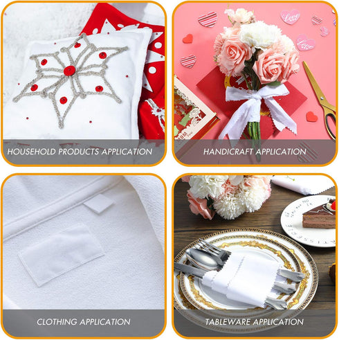 BOAO 40 Pieces Fabric Strips Rolls Collection Jelly Fabric Strips for Quilting Roll up Fabric Craft Patchwork Strips DIY Sewing Fabric Rolls for H...