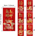 KI Store Chinese Year of Dragon Red Envelopes 12pcs 2024 Lunar New Year Red Packet Lai See Hong Bao for Spring Festival Wedding Graduation Birthda...