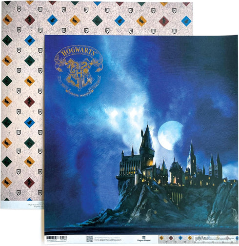 Paper House Productions Harry Potter 12" x 12" 12-Sheet Decorative Double Sided Paper Pack for Scrapbooking and Crafts - Hogwarts Houses...