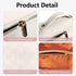 Travel Makeup Bag Large Capacity Cosmetic Bags for Women Organizer Checkered Bag (Square White)...
