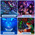 ?Gifts Package? Star Projector Light for Kids Gifts, 96 Lighting Star Light Room Lights Bedroom Decor,6 Films-360°Rotating LED Space Light Project...
