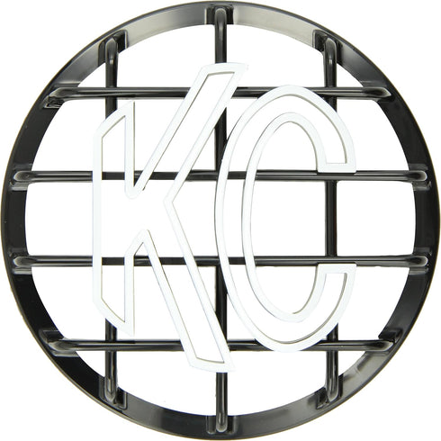 KC HiLiTES 7210 6" Black ABS Stone Guard - Single Guard...