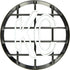 KC HiLiTES 7210 6" Black ABS Stone Guard - Single Guard...