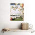 Painting Japanese Woodblock Cherry Blossom Ships ON Water New FINE Art Print Poster Picture 30x40 CMS CC3450...