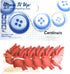 Cardinals - Buttons by Dress It Up Buttons & Embellishments, Red...
