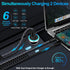 USB C Car Charger,3.4A Fast Car Charging Lighter Adapter+3ft Type C Coiled Cable for Samsung Galaxy S24 S23 S23+ S23 Ultra A15 A54 A14 A13 A53 S22...
