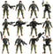 Army Men Action Figures Set, Include 12 Toy Soldiers with Digital Camo and Millitary Weapons-US Army Special Forces Group Toys for Kids Boys, Best...