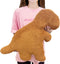 Dino Nugget Pillow Large- 18.7" Dinosaur Stuffed Animal Gifts,Chicken Nugget Plush Room Decor Birthday Gift for Boys and Girls with Comfortable Hu...