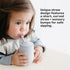 ezpz Mini Cup + Straw Training System - 9 Months+ (Coral) - 100% Silicone Training Cup for Infants + Toddlers - Designed by a Pediatric Feeding Sp...