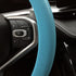 Steering Wheel Cover Auto Car Protective Cover Soft Silicone Cover, Light Blue...