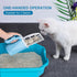 Cat Litter Scooper with Holder Kitty Litter Scoop with Bag, Cat Litter Shovel with 150 Refill Bags, Portable Cat Poop Scooper Cat Litter Container...