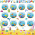 68PCS Happy Birthday Paper Bulletin Board Set Under The Sea Classroom Decoration Ocean Beach Theme Birthday Bulletin Board Decor Sea Life Cutouts ...