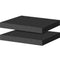 ToLanbbt Polyurethane Foam Sheets, 2P 16 x 12 x 1.6 Inch Cuttable Tool Box Case Foam Inserts Paddings, Black Cushion Foam Packing Pads for Case To...