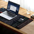Quick Key Keyboard Mouse Pad, Non-Slip Desk Mat with Office Software Shortcuts Pattern, Upgraded Extended Large Rubber Base Mice Smooth Cloth Mous...