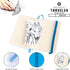 Pentalic 3 x 4" Pocket Sketchbook Traveler Journal, 160 Pages, Bright Blue...