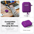 R-fun Compatible with AirPods Case Cover, Soft Silicone Protective Cover with Keychain for Women Men Compatible with Apple AirPods 2nd 1st Generat...