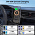 Wireless Car Charger with Phone Holder Mount, 15W-5W Qi Fast Charging Auto Clamping Car Charger Phone Holder Mount, for iPhone 15 14 13 12 11 Pro ...