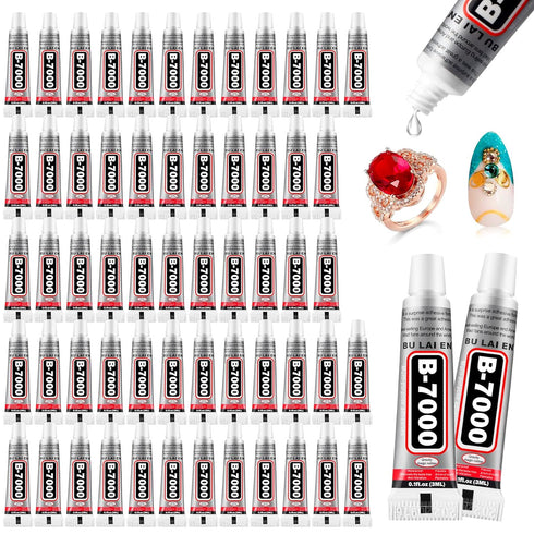 B7000 Glue Clear Adhesive Jewelry Bead B-7000 Glue for Jewelry Rhinestone DIY Cell Phone Repair Clothes Glass Metal Stone Beads Wooden Small Part ...
