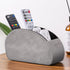 Remote Control Holder , PU Leather Organizer Box with 5 Compartments for Table Bed Office ,Remote Caddy Desktop Storage Home Accessories for Contr...