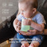 Olababy Silicone Training Cup with Straw Lid | Babies Water Drinking Cup | 6+ Mo Infant To 12-18 Months Toddler | Sippy Cup For Kids & Smoothie Cu...