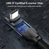 USB C to USB C Cable Right Angle Supports PD 100W Fast Charging, 20Gbps Data Transfer, 4K@60Hz Video, 90 Degree USB Type C 3.2 Cable for Thunderbo...
