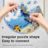 MISITU Small Puzzles for Adults Mini Puzzles 150 Pieces Micro Piece Small Jigsaw Puzzles Challenging Difficult Travel Puzzles Games Toys Gifts Puz...