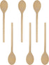 10 Inch Long Wooden Spoon Set by BICB | Natural Beechwood Mixing Spoons for Baking, Cooking & Stirring | Set of 6 Long Wooden Spoons | Cookware Sa...