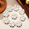 24 pcs Pearl Buttons Rhinestone Crystal Silver Flatback Beads Brooches Elegant Embellishment Accessory DIY Craft for Wedding Party Bags Shoes Dres...