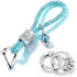 Crystal Bling Car Keychain for Women Glitter Rhinestone Keychain Ring Strap Keychain Accessories Car Key Decorations...