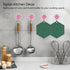 Trivet Mat, Set of 3 Silicone Pot Holder, Hot Pads, Potholder for Pots and Pans (Green Monstera)...