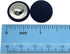 Navy Blue Fabric Cloth Covered with Metal Shank Round Buttons for Suits Gowns Blouses Shirts DIY Sewing 18mm(3/4 Inch) 10Pc...