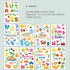 Summer Window Decals Removable Beach Window Stickers Summertime Gel Window Clings Double Sided Printed for Glass Window Decorations...