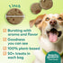 Honest to Goodness Plant Snacks Mellow Belly Pumpkin & Cinnamon Recipe Dog Treats, Enriched with Omega 3s & Postbiotics, 8oz...