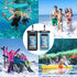 Hiearcool Universal Waterproof Case, Waterproof Phone Pouch Compatible for iPhone 16 15 14 13 Pro Max XS Plus Samsung Galaxy S22 Cellphone Up to 8...