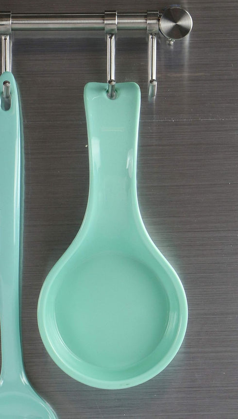 Reston Lloyd Kitchen Counter Utensil Spoon Rest, Ladles, Spaghetti Forks, & Spatulas, Durable BPA-Free Plastic – Dishwasher Safe, Décor, Space Sav...